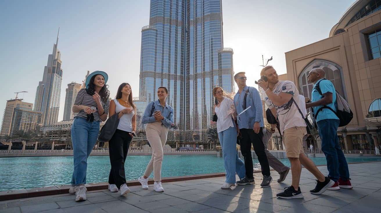 People enjoying Dubai Private Adventure Tour Packages