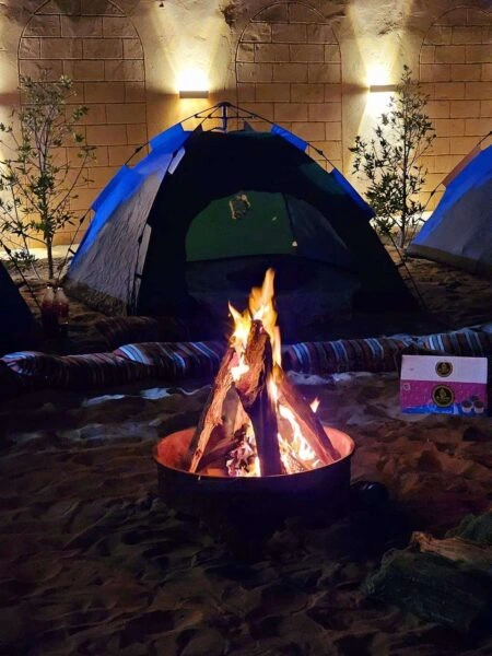 Dubai Desert Fireplace